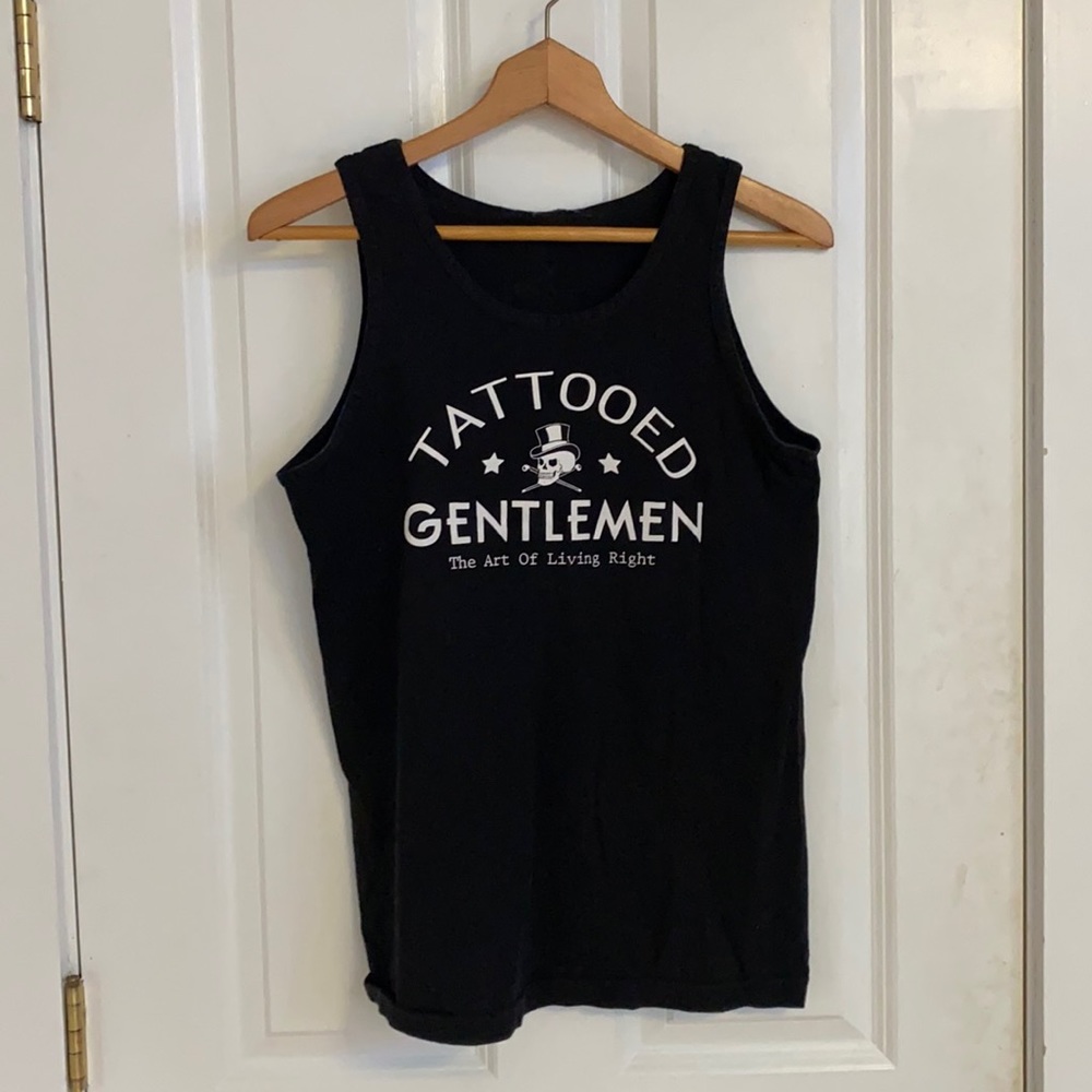 Tattooed gentlemen tank top